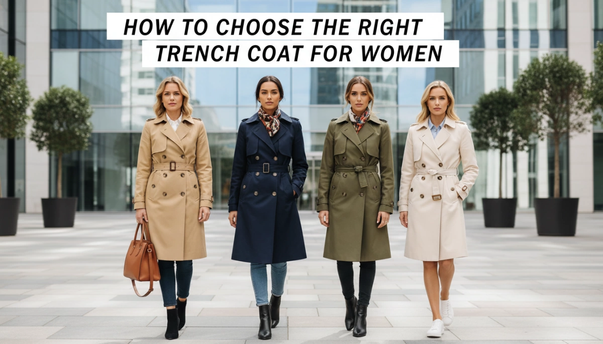 How to Choose the Perfect Trench Coat for Women by Fit and Fabric
