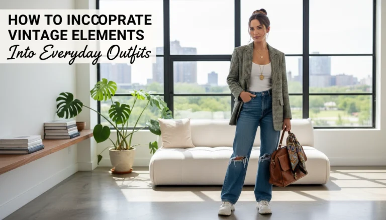 How to Incorporate Vintage Elements into Modern Everyday Outfits