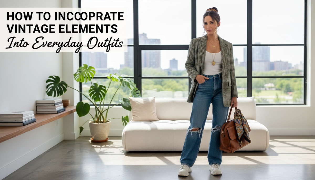 How to Incorporate Vintage Elements into Modern Everyday Outfits