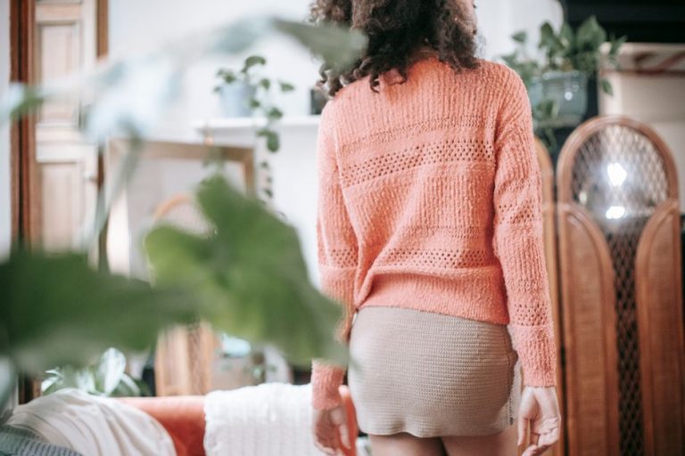 How to Style a Midi Skirt With Sweaters