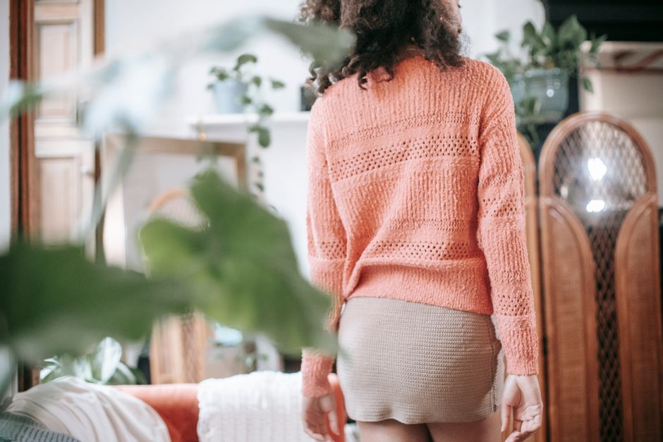 How to Style a Midi Skirt With Sweaters