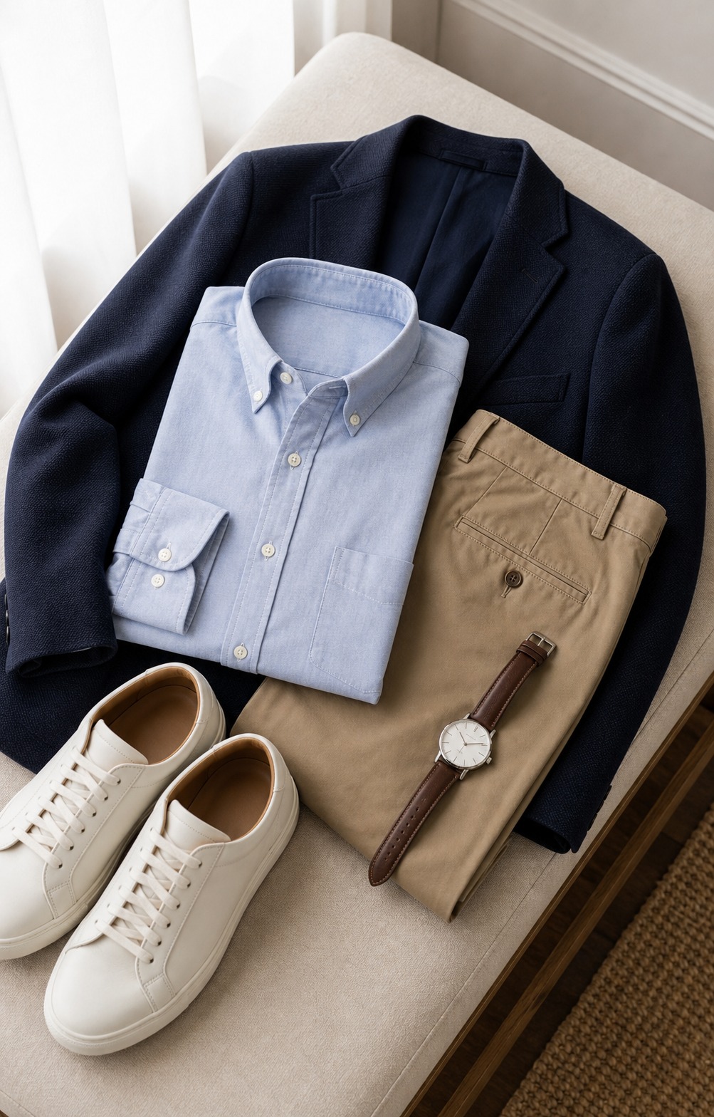 polished wardrobe and menswear details