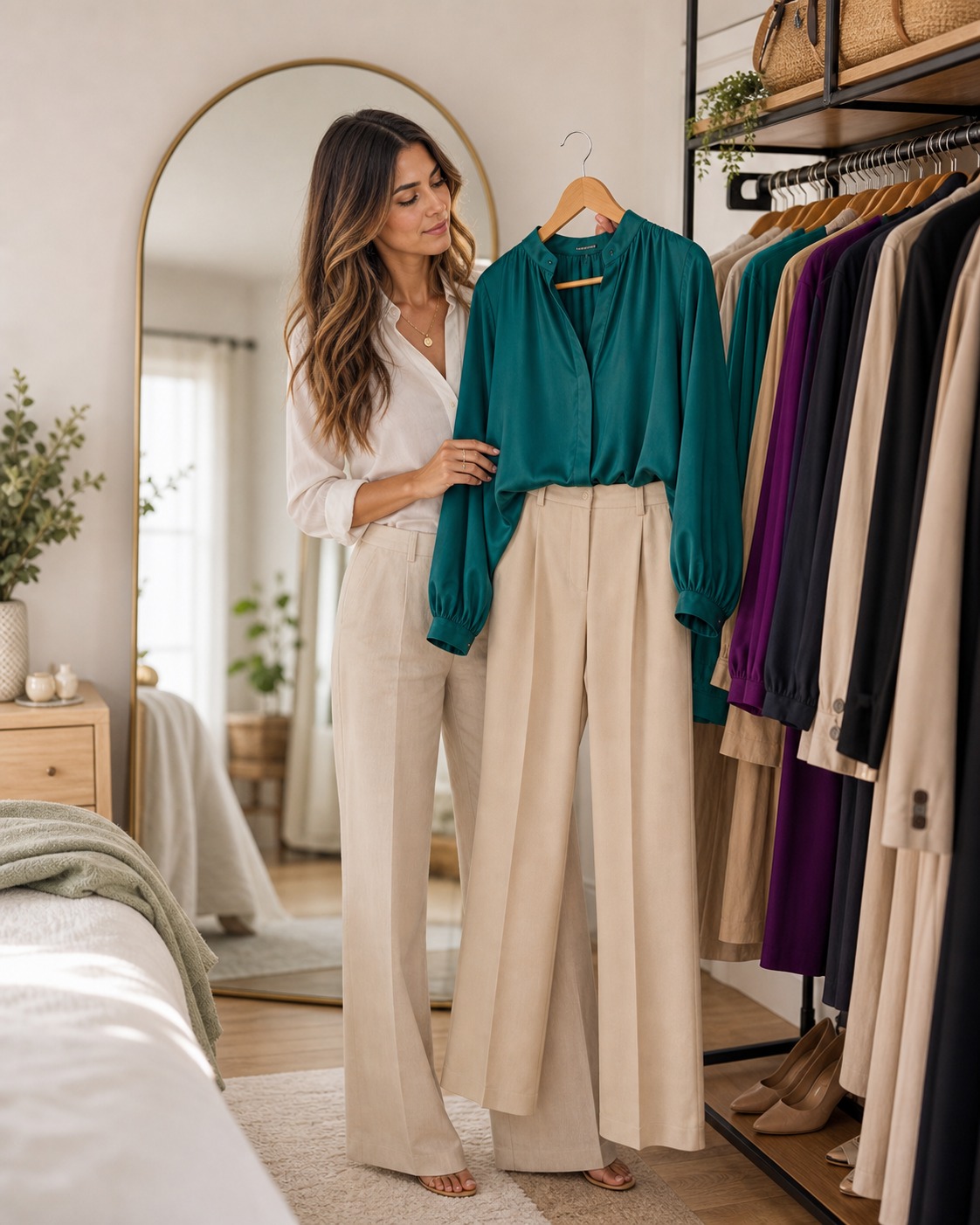 colorful wardrobe styling ideas