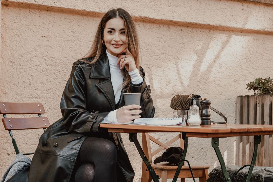 How to Wear a Turtleneck Under a Dress